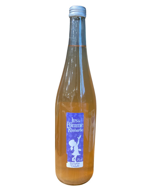 Jus de pomme rhubarbe 75 cl