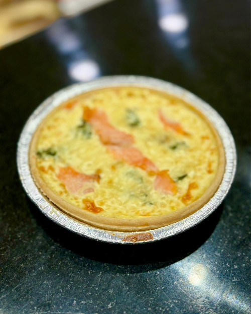 Quiche saumon épinards individuelle 