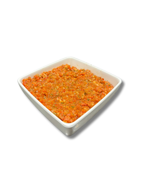 Tartare de tomate confites