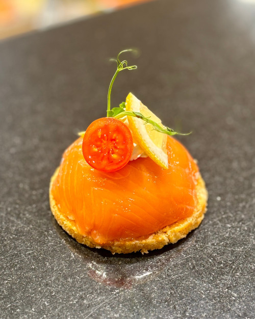 Dôme de saumon et avocat