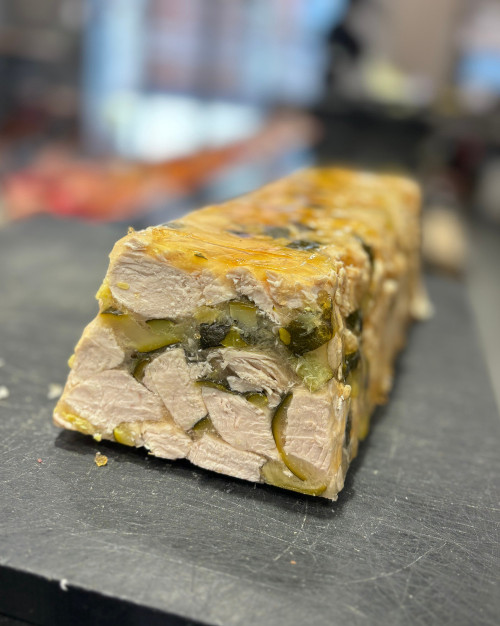 Terrine de poulet au citron 