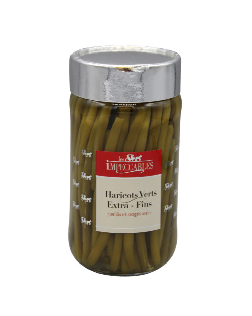 Bocal de haricots vert fin  extra